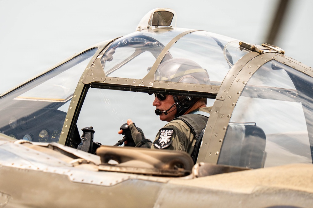F-22 Demonstration Team performs for 2026 Dayton Airshow