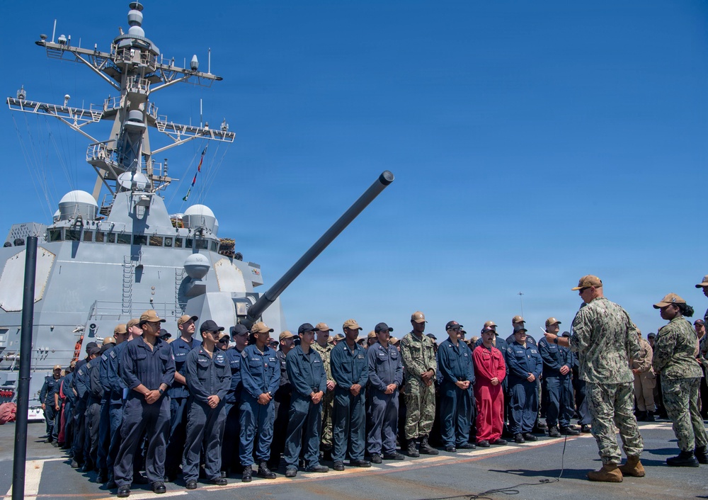SWOBOSS Visits USS Stockdale