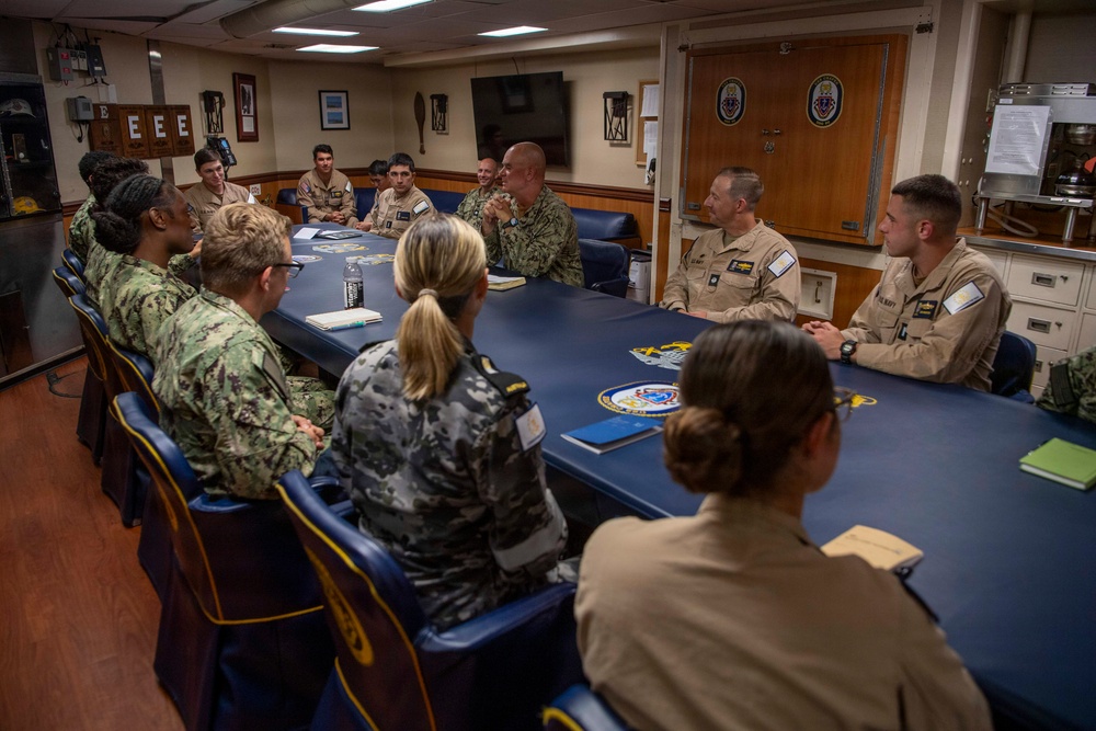 SWOBOSS Visits USS Chafee (DDG 90)