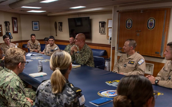 SWOBOSS Visits USS Chafee (DDG 90)