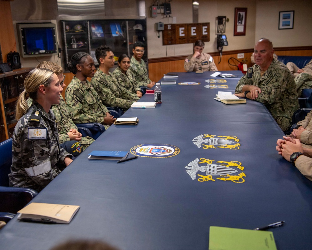 SWOBOSS Visits USS Chafee (DDG 90)