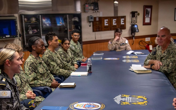SWOBOSS Visits USS Chafee (DDG 90)