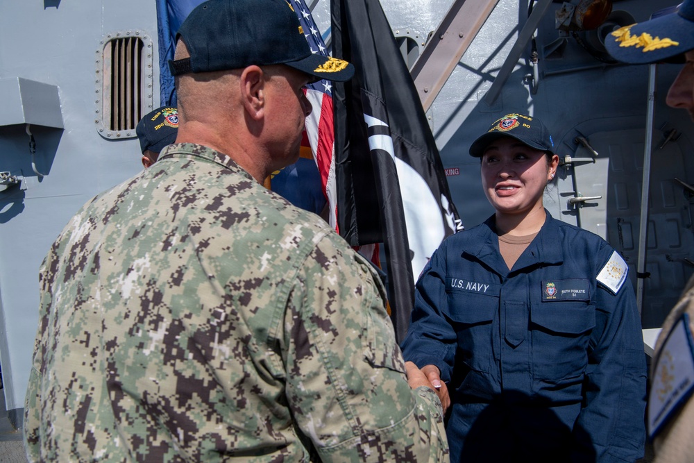 SWOBOSS Visits USS Chafee (DDG 90)