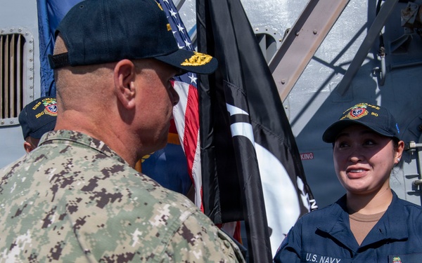 SWOBOSS Visits USS Chafee (DDG 90)