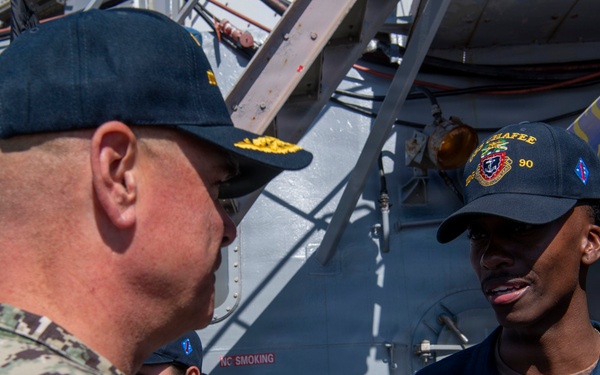 SWOBOSS Visits USS Chafee (DDG 90)