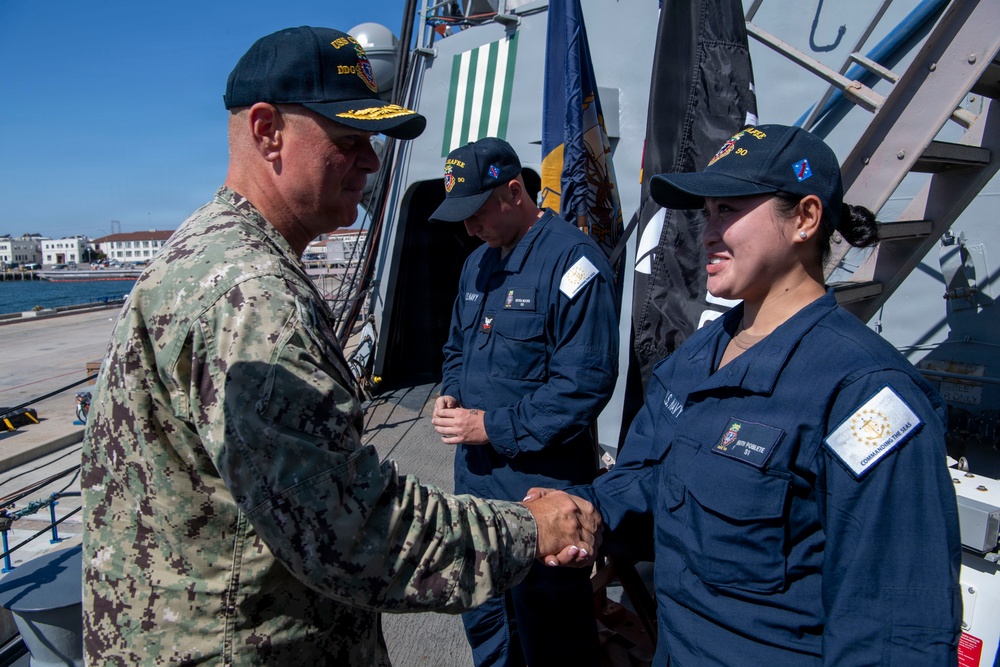 SWOBOSS Visits USS Chafee (DDG 90)
