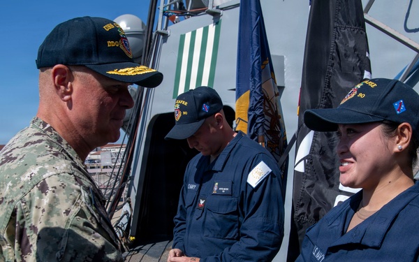 SWOBOSS Visits USS Chafee (DDG 90)