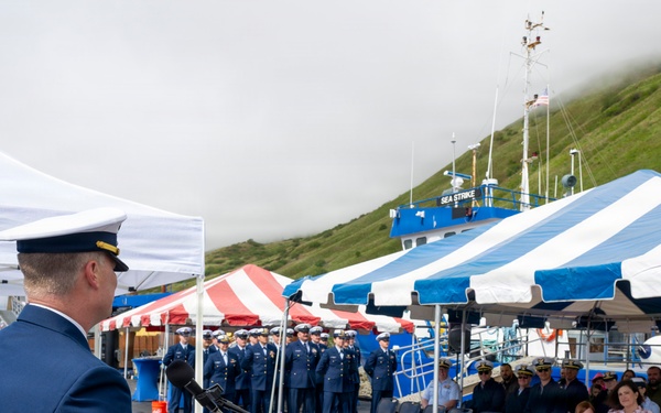 Coast Guard conducts change of command for Coast Guard Cutter John Witherspoon (WPC 1158)