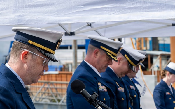 Coast Guard conducts change of command for Coast Guard Cutter John Witherspoon (WPC 1158)
