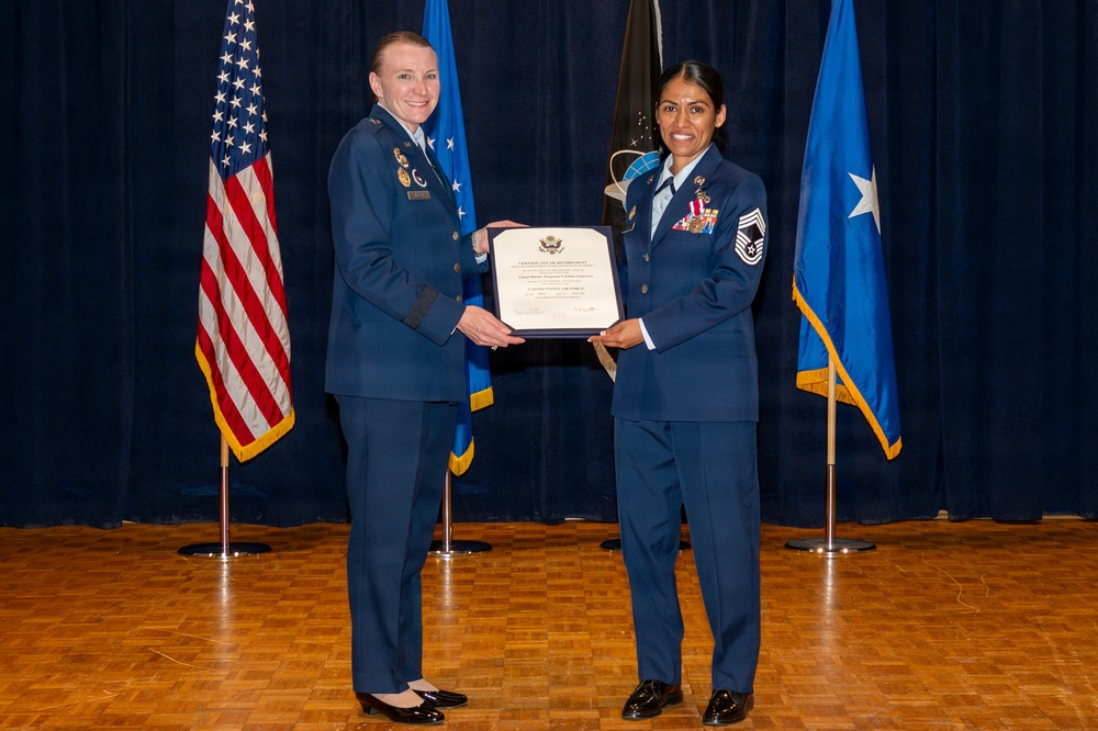 CMSgt. Cristina Gutierrez Retirement Ceremony