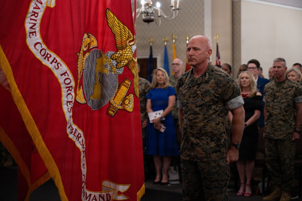 MARFORSPACE, MARFORCYBER, MCIC Change of Command