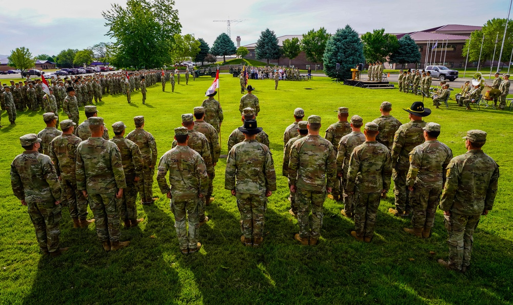 2-116th Cavalry Regiment Reorganization Ceremony