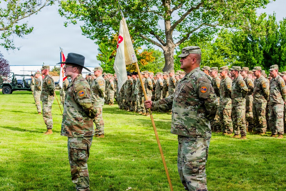2-116th Cavalry Regiment Reorganization Ceremony