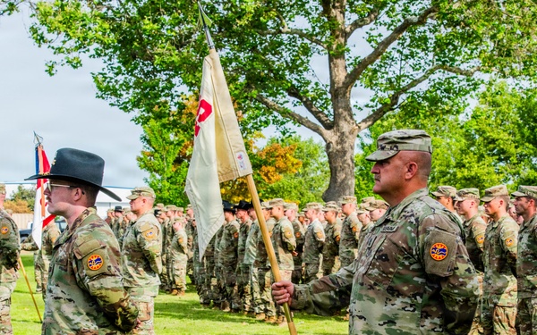 2-116th Cavalry Regiment Reorganization Ceremony