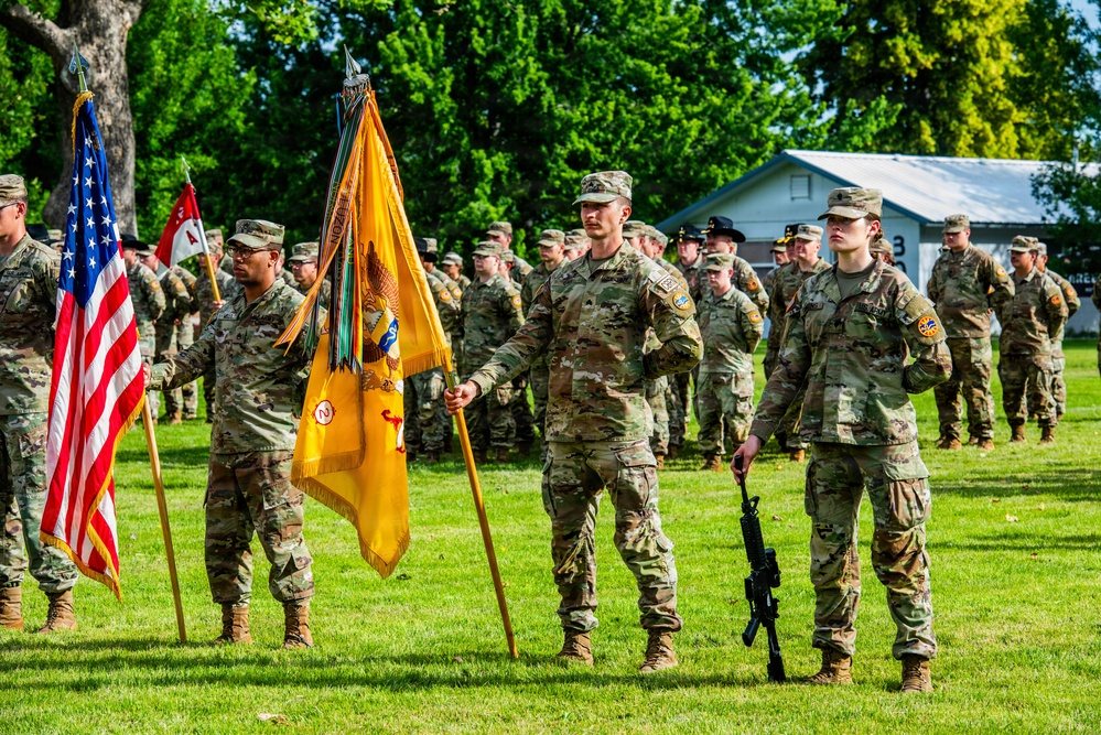2-116th Cavalry Regiment Reorganization Ceremony