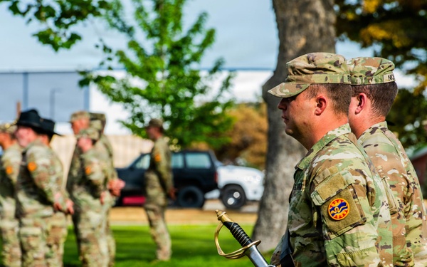 2-116th Cavalry Regiment Reorganization Ceremony