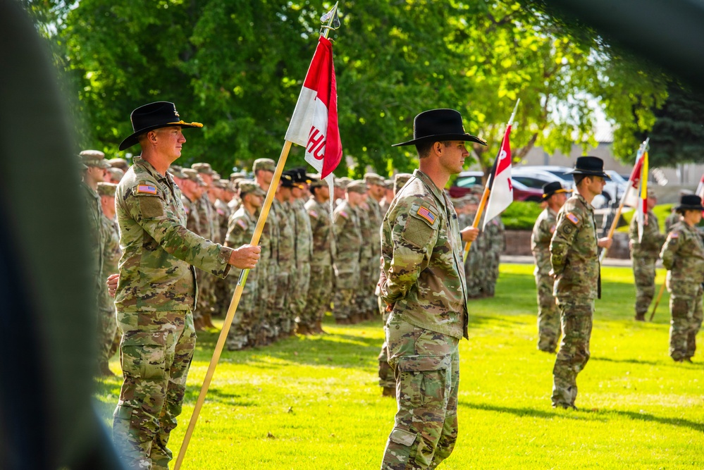 2-116th Cavalry Regiment Reorganization Ceremony