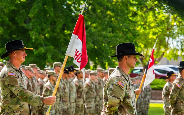 2-116th Cavalry Regiment Reorganization Ceremony