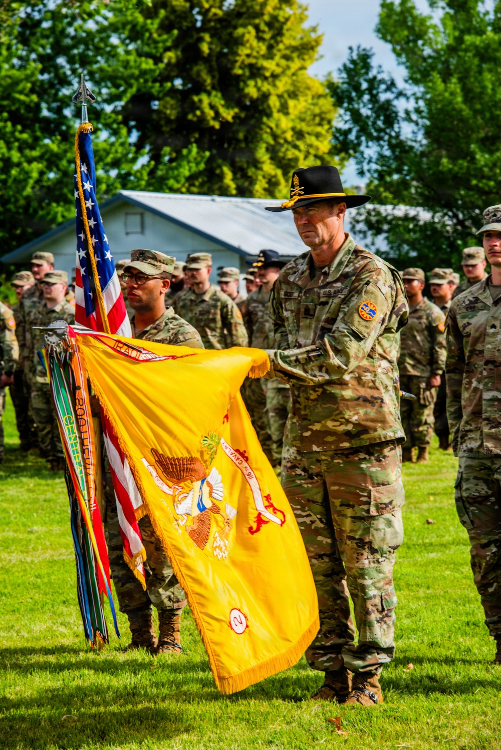 2-116th Cavalry Regiment Reorganization Ceremony