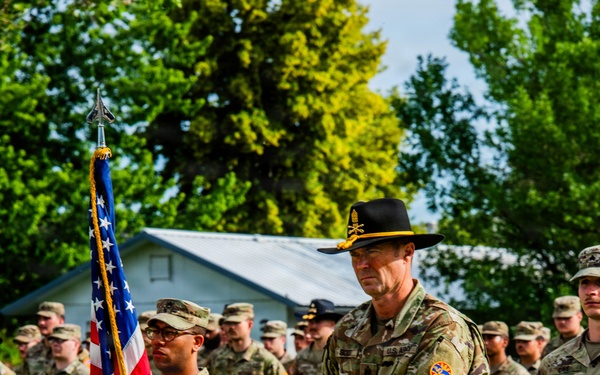 2-116th Cavalry Regiment Reorganization Ceremony