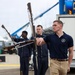 The United States Navy Ceremonial Guard Practices for NASCAR San Diego Weekend