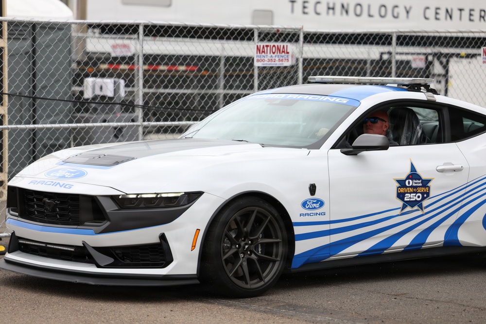 Civilian Moves Pace Car During NASCAR San Diego Weekend