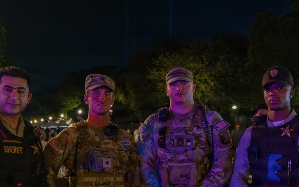 Florida and Mississippi National Guardsmen support UFC Freedom 250 in Washington, D.C.
