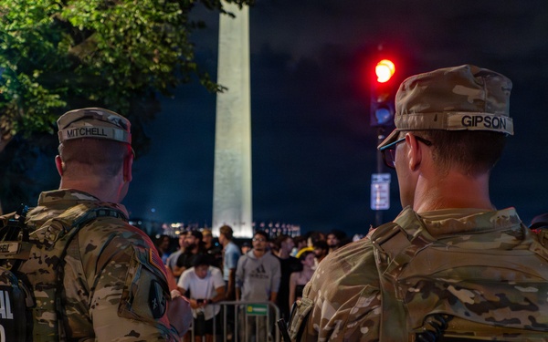 Mississippi National Guardsmen Support UFC Freedom 250 in Washington, D.C.