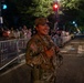 Mississippi National Guardsmen patrol during UFC Freedom 250 in Washington, D.C.