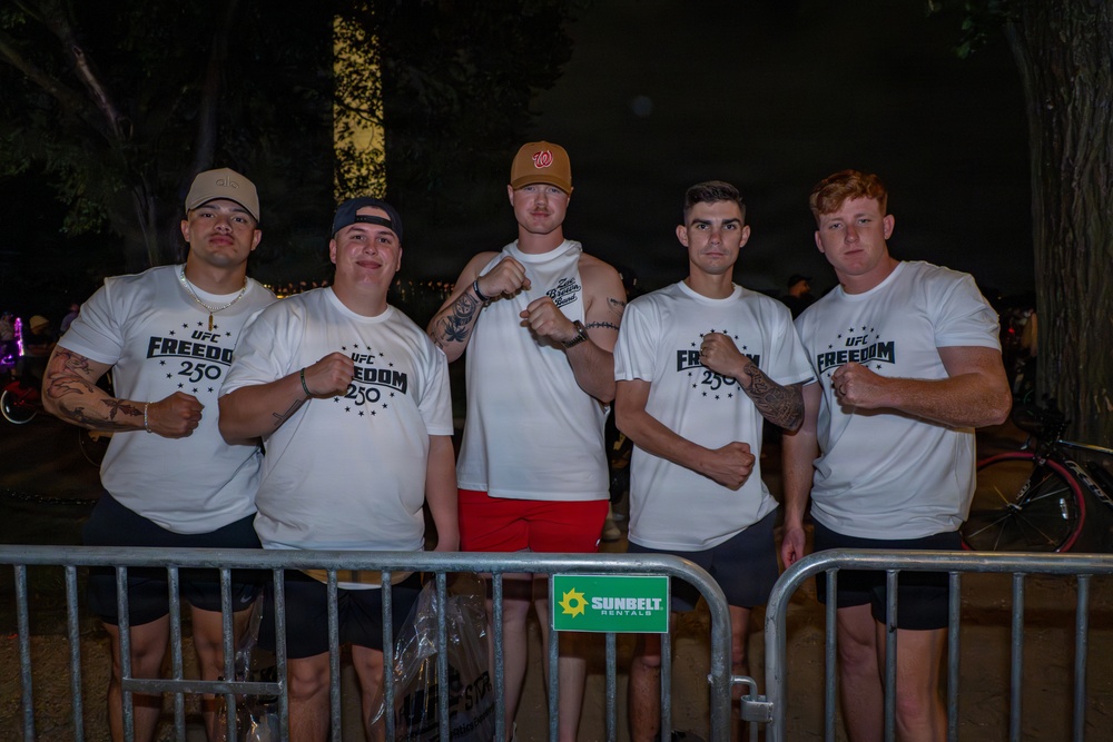 UFC Freedom 250 brings athletes, service members and fans together in front of the White House