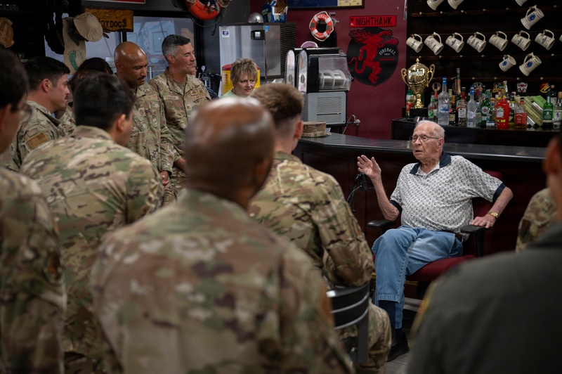 100-year old Korean War POW visits 55th Rescue Squadron