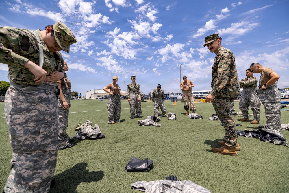 Decontamination Drills: MERCEX 26-3 supported by CBRN Marines with 1st MLG