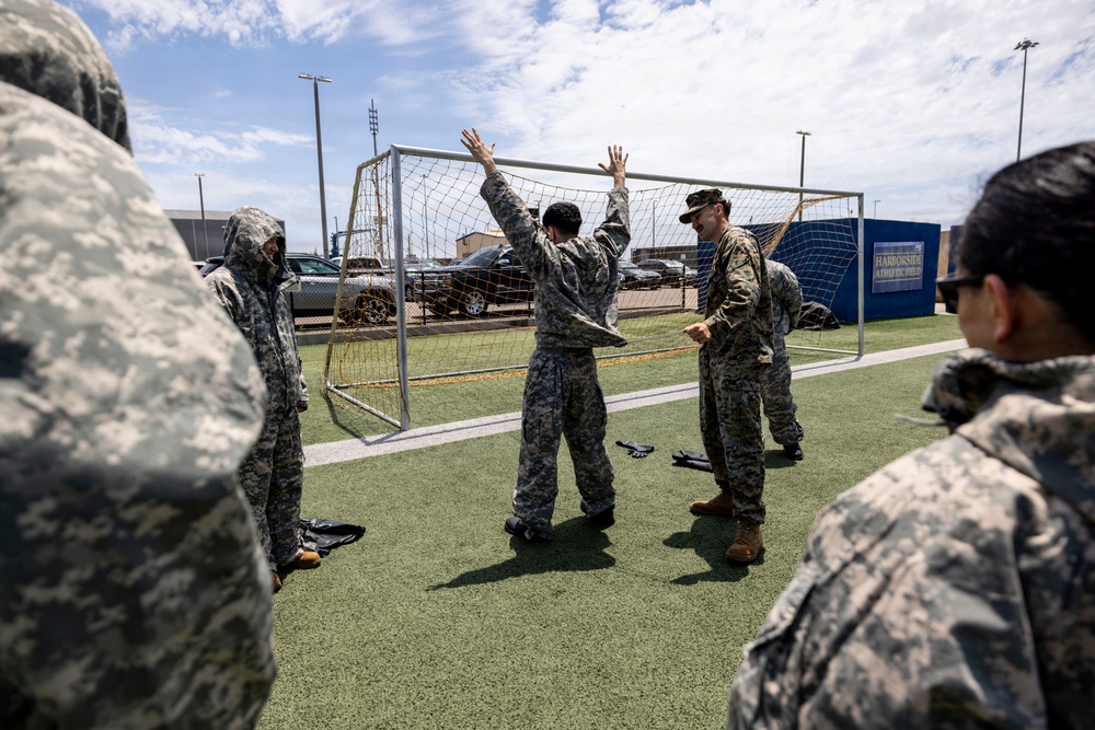 Decontamination Drills: MERCEX 26-3 supported by CBRN Marines with 1st MLG