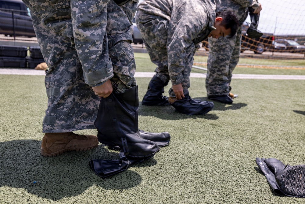 Decontamination Drills: MERCEX 26-3 supported by CBRN Marines with 1st MLG