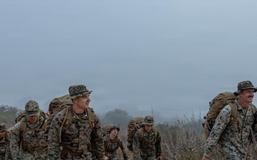 Taking the High Ground: Marines and Sailors with H&amp;S Company, 7th ESB Participate in a 5k Hike