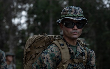 Taking the High Ground: Marines and Sailors with H&amp;S Company, 7th ESB Participate in a 5k Hike