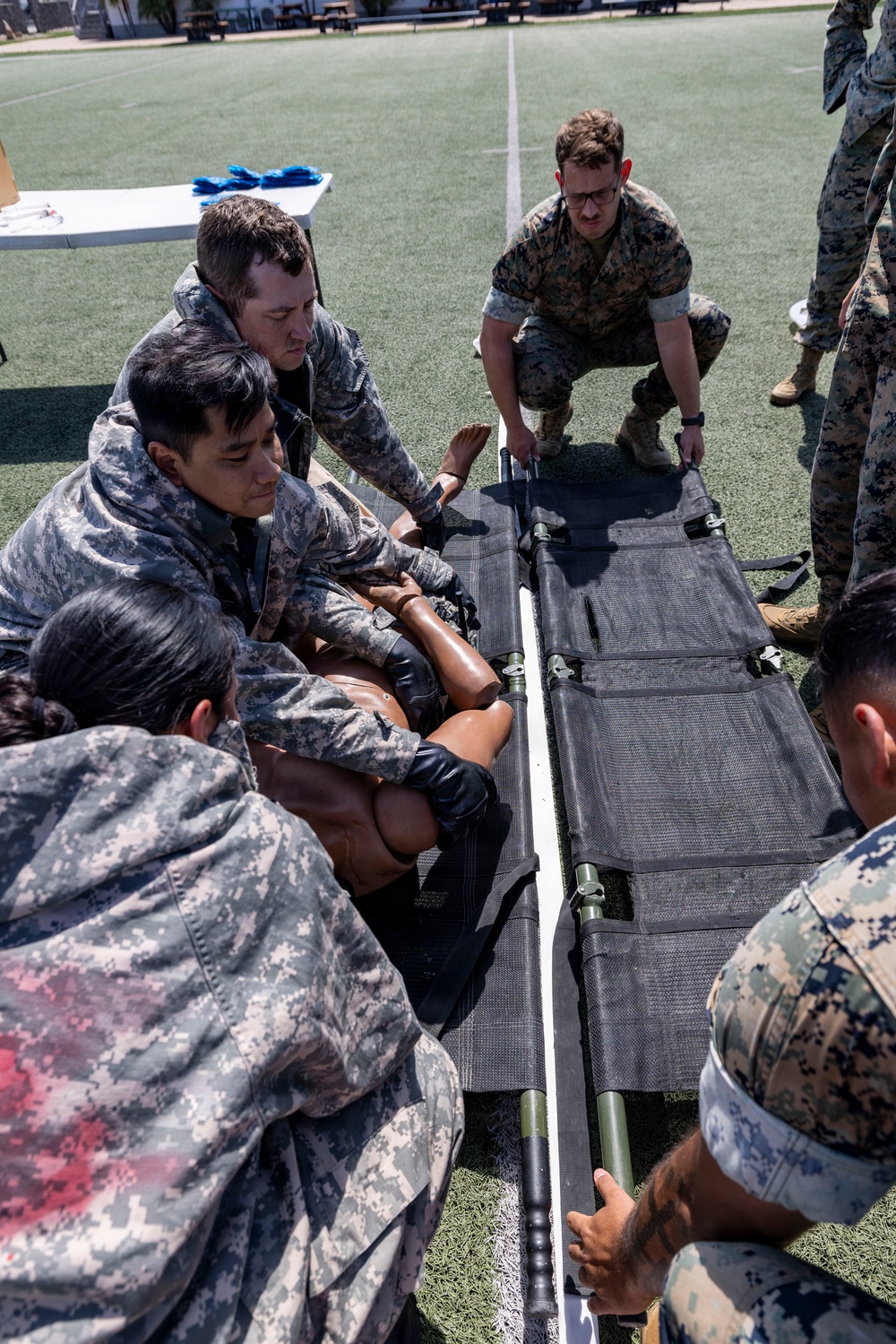 Decontamination Drills: MERCEX 26-3 supported by CBRN Marines with 1st MLG