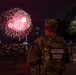 Mississippi National Guardsmen patrol during UFC Freedom 250 in front of the White House