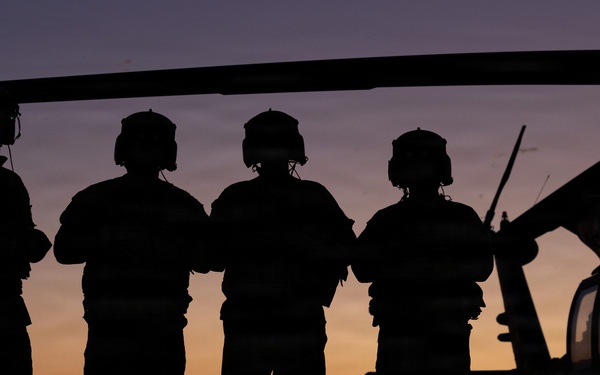 3-501st prepares for night aerial monitoring mission