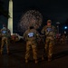 Mississippi National Guardsmen patrol during UFC Freedom 250 in front of the White House