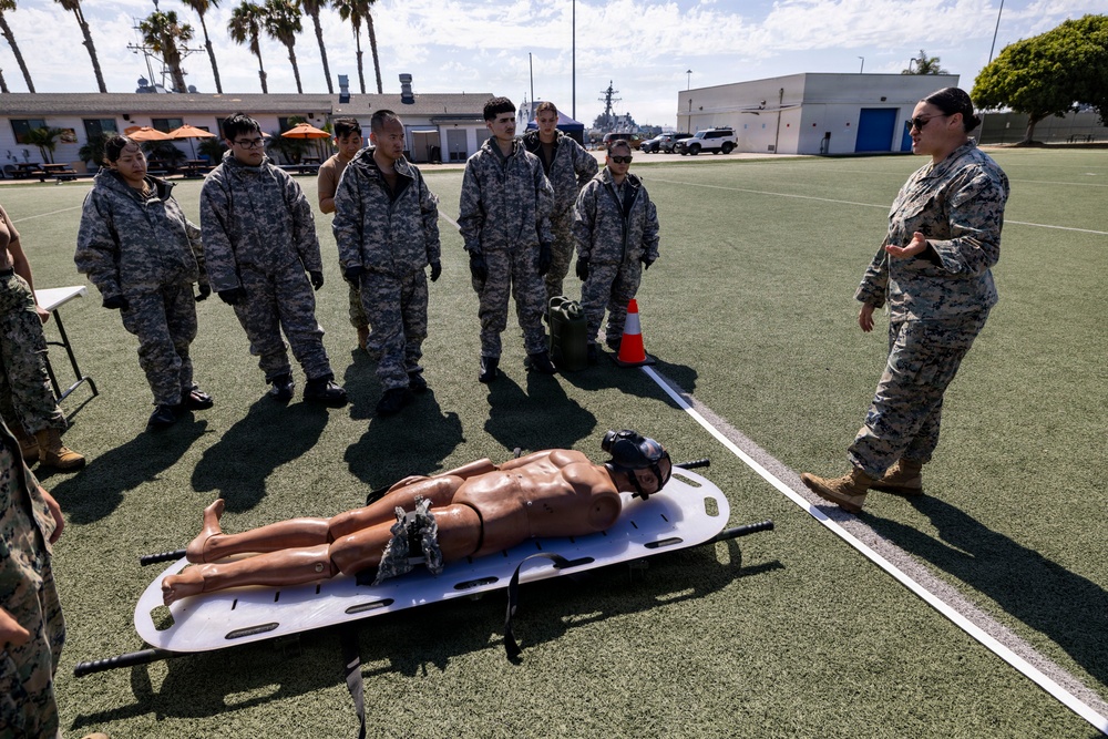 Decontamination Drills: MERCEX 26-3 supported by CBRN Marines with 1st MLG