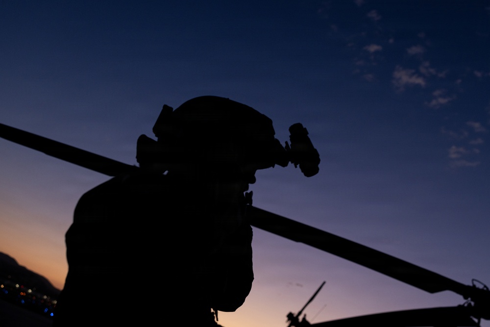 3-501st prepares for night aerial monitoring mission