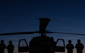 3-501st prepares for night aerial monitoring mission