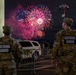 Mississippi National Guardsmen patrol during UFC Freedom 250 in front of the White House