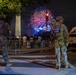 Mississippi National Guardsmen patrol during UFC Freedom 250 in front of the White House