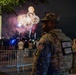 Mississippi National Guardsmen patrol during UFC Freedom 250 in front of the White House
