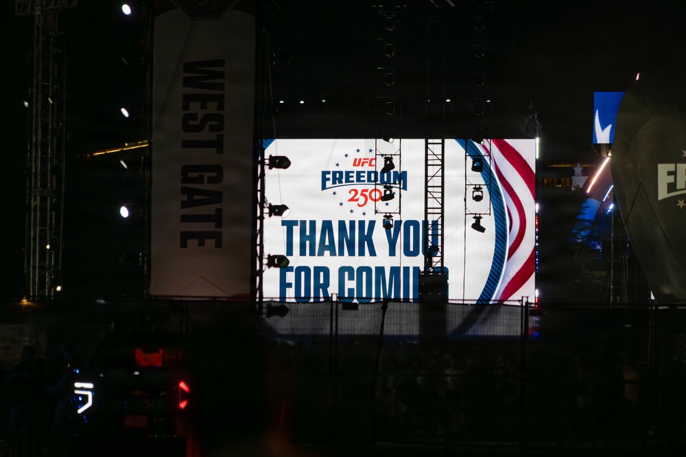 UFC Freedom 250 brings athletes, service members and fans together in front of the White House