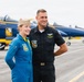 The Blue Angels participate in media day ahead of the Naval Air Station Patuxent River Air Show
