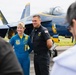 The Blue Angels participate in media day ahead of the Naval Air Station Patuxent River Air Show