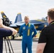The Blue Angels participate in media day ahead of the Naval Air Station Patuxent River Air Show